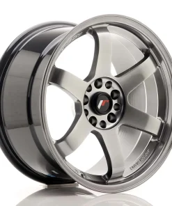 Alternative view of LLANTA JAPAN RACING JR3 18X9,5 ET 38 5X100 5X114,3 CB 74,1 HIPER BLACK