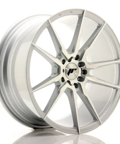 Alternative view of LLANTA JAPAN RACING JR21 18X8,5 ET 35 5X100 5X120 CB 74,1 SILVER