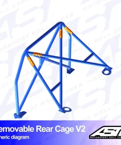 ARCO TRASERO BMW (E92) 3-SERIES 2-DOORS COUPE RWD REMOVABLE REAR CAGE V2