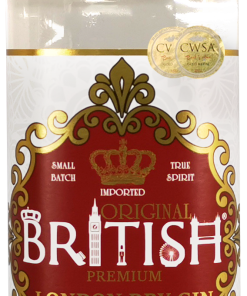 BRITISH LONDON DRY GIN 70CL «PACK VASO COCKTELERIA» 37.5%