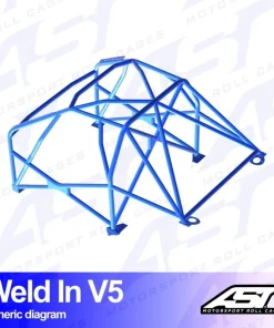 Alternative view of ARCO DE SEGURIDAD NISSAN SILVIA (S13) 3-DOORS HATCHBACK WELD IN V5