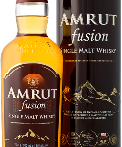 AMRUT SINGLE MALT WHISKY FUSION 70CL 50% + ESTUCHE